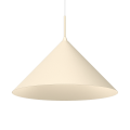 Lampa wisząca CAPITAL z dużym kremowym kloszem Ø46cm 1xGX53 MLP1643 Milagro