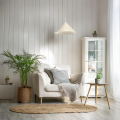 Lampa wisząca CAPITAL z dużym kremowym kloszem Ø46cm 1xGX53 MLP1643 Milagro