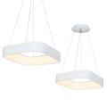 Lampa wisząca ASTRO biała geometryczna 40W LED 4000K 1680lm do salonu ML1853 Milagro