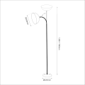 Lampa podłogowa ZACK White 1xE27 ML1633 Milagro