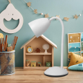 Minimalistyczna lampka biurkowa LOGIC z białym kloszem elastyczne ramię 1xE27 ML1636 Milagro