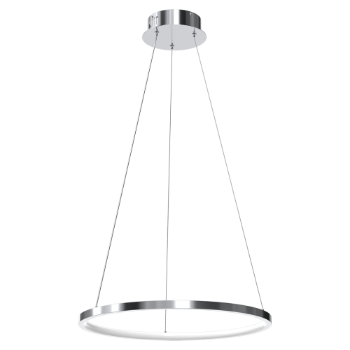 Lampa wisząca HOOP chromowany ring LED 27W regulacja wysokości ML1549 Milagro
