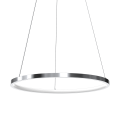 Lampa wisząca HOOP chromowany ring LED 27W regulacja wysokości ML1549 Milagro