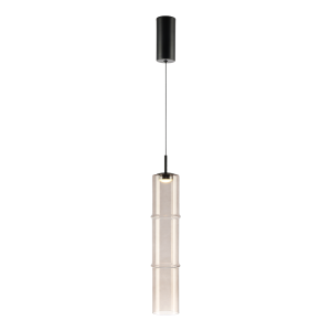 Lampa wisząca BATO Cashmere LED 4W szklany podłużny klosz do eleganckiego salonu ML1395 Milagro