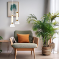 Lampa wisząca z dekoracyjnym szklanym kloszem LUCCO bursztyn LED 13W ML1418 Milagro