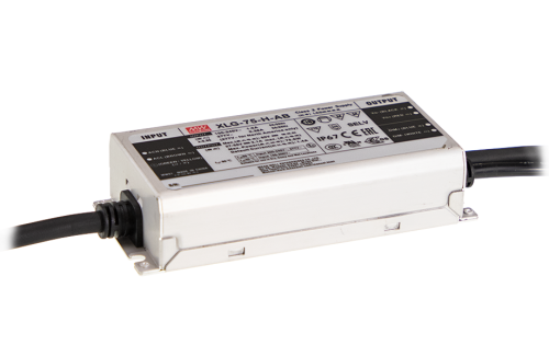 Zasilacz impulsowy; LED; 60W; 12V; 5A; 100-305VAC; 142-431VDC; IP67 PS-XLG-75-12A Mean Well