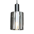 Lampa wisząca ARCADIA czarna klosz szklany do jadalni nas stół 1xE27 ML1818 Milagro