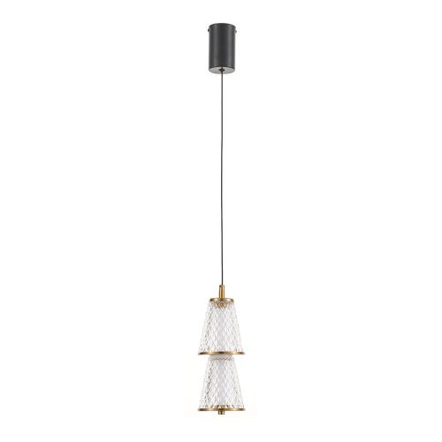Lampa wisząca zwis z symetrycznymi kloszami SANSA LED 5W do jadalni ML1820 Milagro