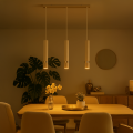 Lampa wiszaca JOKER z trzema tubami zwisami nad blat stołu, 3xGU10 MLP2332 Milagro