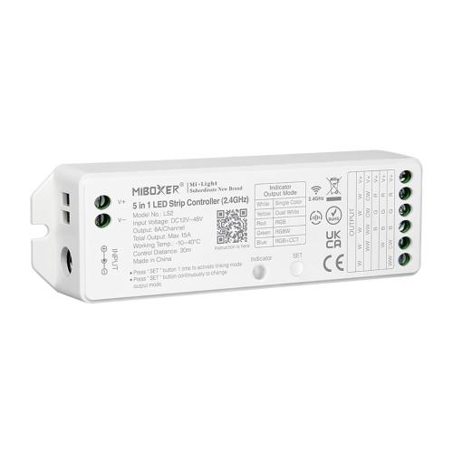 MI-LIGHT Kontroler 5w1 RGB/CCT 12-36VDC 20A IP67