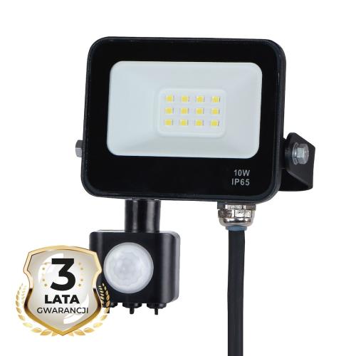 Naświetlacz LED 10W 4000K PIR EKN1624 Eko-Light