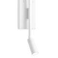 Dekoracyjny kinkiet TORCH biały LED 6W+3W 4000K 720lm do sypialni ML1567 Milagro