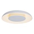 Lampa sufitowa PIATTINO biała do sypialni, funkcjonalna, LED 30W 3000K-4000k-6000K  ML1810 Milagro