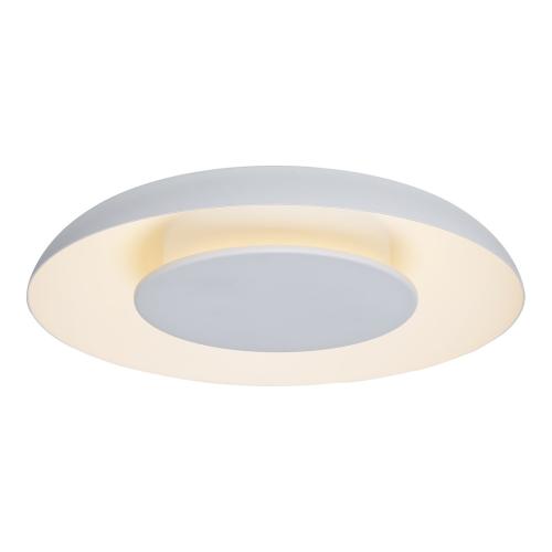 Lampa sufitowa PIATTINO biała do sypialni, funkcjonalna, LED 30W 3000K-4000k-6000K  ML1810 Milagro
