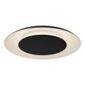 Lampa sufitowa PIATTINO czarna do salonu LED 30W 3000K-6000K Ø400 ML1811 Milagro