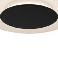 Lampa sufitowa PIATTINO czarna do salonu LED 30W 3000K-6000K Ø400 ML1811 Milagro