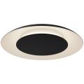 Lampa sufitowa PIATTINO czarna do salonu LED 30W 3000K-6000K Ø400 ML1811 Milagro