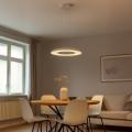 Lampa wisząca PIATTINO biała nad wyspę kuchenną LED 30W 3000K-4000k-6000K  ML1813 Milagro
