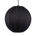 Lampa wisząca DANIA z czarna, klosz z materiału, gwint E27 ML1806 Milagro