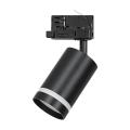 Reflektorek PIPE RING czarny system szynowy 3-fazowy, gwint GU10 ML2308 Milagro
