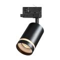 Reflektorek PIPE RING czarny system szynowy 3-fazowy, gwint GU10 ML2308 Milagro