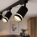 Reflektorek PIPE RING czarny system szynowy 3-fazowy, gwint GU10 ML2308 Milagro