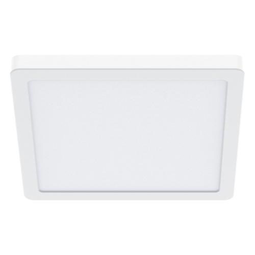 Plafon EVORA biały kwadrat LED 12W 840lm, przełącznik barwy światła, do korytarza ML1792 Milagro