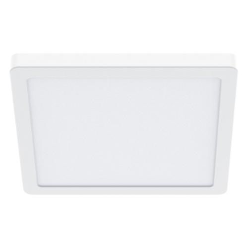 Plafon EVORA biały kwadrat LED 18W 1260lm, przełącznik barwy światła, do biura ML1793 Milagro