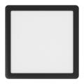Plafon EVORA czarny kwadrat LED 24W 1680lm 3CCT żywotność 25000h do przedpokoju ML1797 Milagro