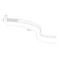 Reflektorek magnetyczny Magnetic track line 5 LED 20W 4000K czarny ML2153 Milagro