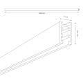 Szyna natynkowa magnetic track 5 200cm czarna ML2160 Milagro
