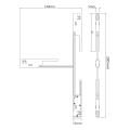 Łącznik T magnetic track 5 czarny ML2171 Milagro