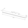Reflektorek magnetyczny Magnetic track 10 LED 15W 3000-6000K czarny ML2174 Milagro
