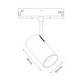 Reflektorek magnetyczny Magnetic track 10 LED 12W 3000-6000K czarny ML2178 Milagro