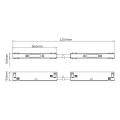 Łącznik czarny narożny magnetic track 10 ML2191 Milagro