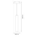 Reflektorek Slim Magnetic Track Biały pendant 6W LED Tuya CCT ML2208 Milagro