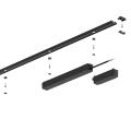 Slim Magnetic Track Szyna Natynk Czarny 200cm ML2211 Milagro