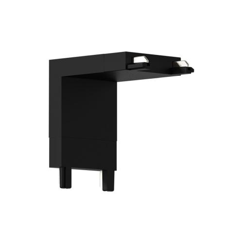 Slim Magnetic Track Narożnik Czarny dół L ML2213 Milagro