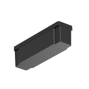 Zaślepka do kabli Czarny Wire storage Slim Magnetic Track ML2231 Milagro