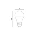Żarówka smart LED 9,5W E27 barwa ciepła + RGB WiFi Kobi