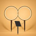Lampa Solarna Rings 2x1,5W 2x25lm 3000K EKO2360 Eko-Light