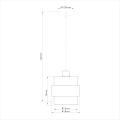 Lampa wisząca VALENTINO 1xE27 ML2238 Milagro