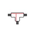 Łącznik Lampy Track Light Black 3 Circuit Typ: T UL | ML7094 EKO-LIGHT