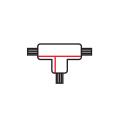 Łącznik Lampy Track Light Black 3 Circuit Typ: T DL | ML7090 EKO-LIGHT