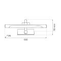 Kinkiet VINCI 15W 60cm ML2034 Milagro