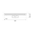 Kinkiet Klimt chrom 12W 60cm ML2040 Milagro