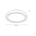 Plafon Vigo Ø480mm 36W LED 4000K ML2327 Milagro