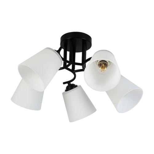 Lampa sufitowa Pafos Black 5xE27 ML2258 Milagro