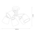 Lampa sufitowa Pafos 5xE27 ML2261 Milagro