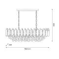 Żyrandol CRISTAL 10xE14 ML2518 Milagro
